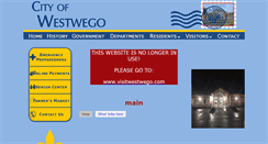 Desktop Screenshot of cityofwestwego.com